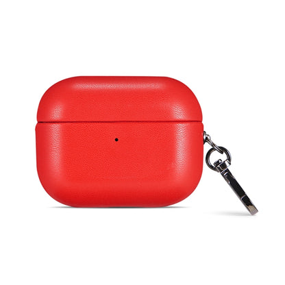 For Apple AirPods 3 PU Leather Wireless Bluetooth Earphone Protective Case(Red) - For AirPods 3 by buy2fix | Online Shopping UK | buy2fix