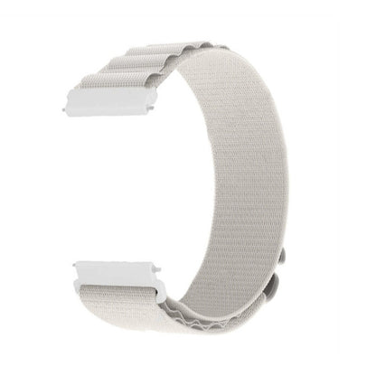 For Amazfit GTS4 Mini / Coros Pace 2 20mm Universal Nylon Loop Watch Band(White) - Watch Bands by buy2fix | Online Shopping UK | buy2fix