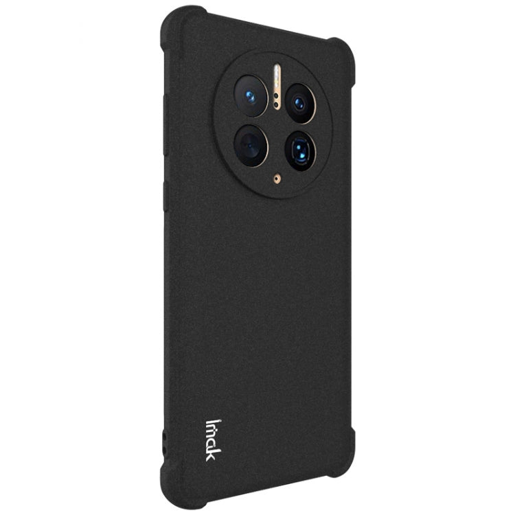 For Huawei Mate 50 imak All-inclusive Shockproof Airbag TPU Case(Matte Black) - Huawei Cases by imak | Online Shopping UK | buy2fix