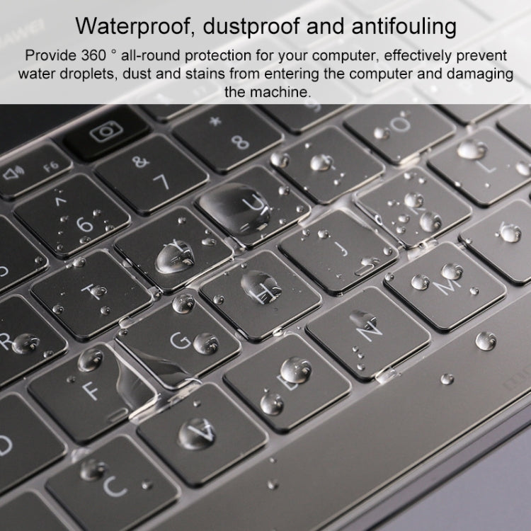 For Huawei MateBook D 14 inch Transparent and Dustproof TPU Laptop Keyboard Protective Film - Keyboard Protector by buy2fix | Online Shopping UK | buy2fix