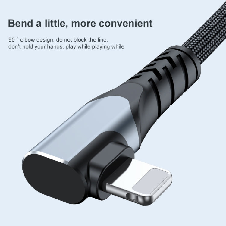 ADC-009 20W USB-C/Type-C to 8 Pin Double Elbow Data Cable, Length:2m - 2 in 1 Cable by buy2fix | Online Shopping UK | buy2fix