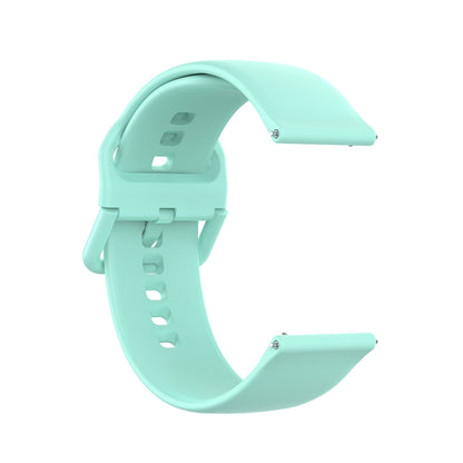 23mm Color Buckle Silicone Wrist Strap Watch Band for Fitbit Versa 2 / Versa / Versa Lite / Blaze, Size: S(Green) - Watch Bands by buy2fix | Online Shopping UK | buy2fix