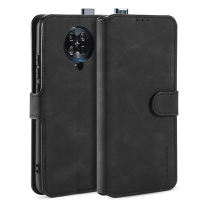 For Xiaomi Redmi K30 Pro DG.MING Retro Oil Side Horizontal Flip Case with Holder & Card Slots & Wallet(Black) - Xiaomi Cases by DG.MING | Online Shopping UK | buy2fix