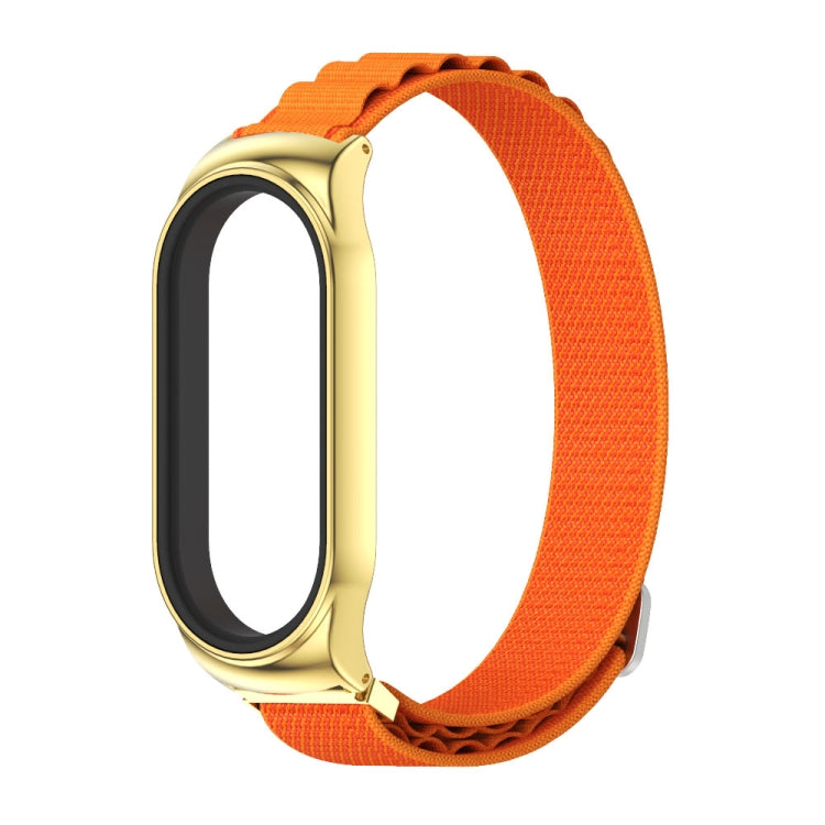 For Xiaomi Mi Band 7 / 7 NFC MIJOBS CS Nylon Breathable Watch Band(Orange Gold) - Watch Bands by MIJOBS | Online Shopping UK | buy2fix