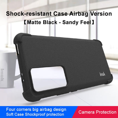 For Xiaomi 12T Pro 5G imak Shockproof Airbag TPU Phone Case(Matte Black) - Xiaomi Cases by imak | Online Shopping UK | buy2fix