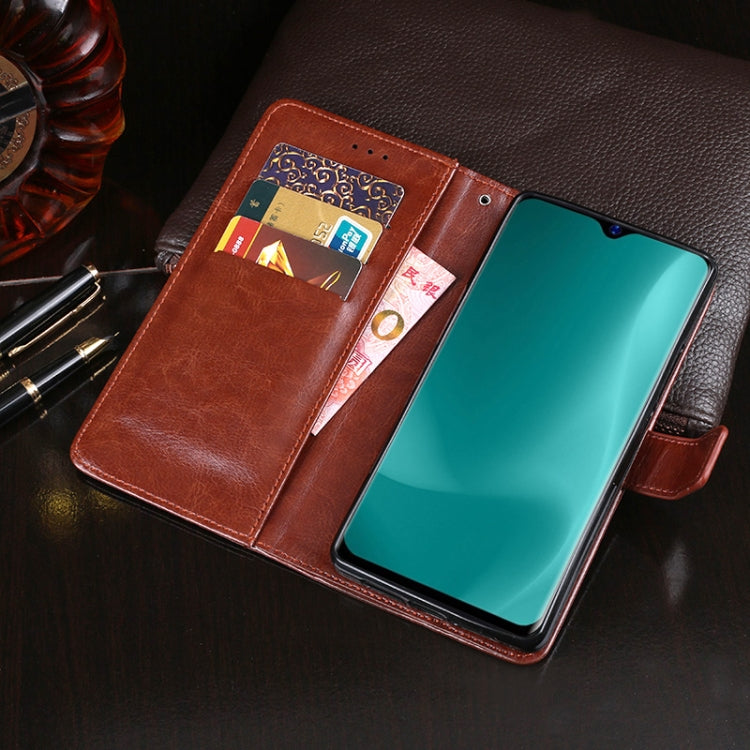 For Blackview A60 idewei Crazy Horse Texture Horizontal Flip Leather Case with Holder & Card Slots & Wallet(Rose Red) - More Brand by idewei | Online Shopping UK | buy2fix