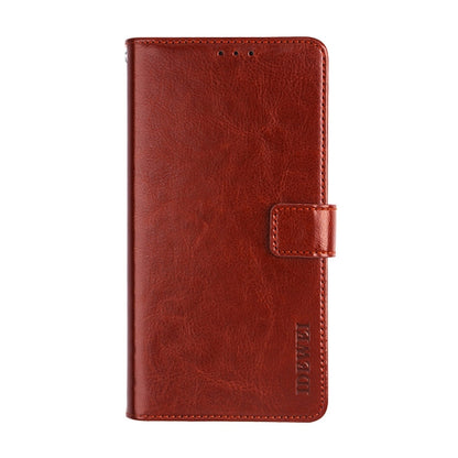 For Blackview A80 Pro idewei Crazy Horse Texture Horizontal Flip Leather Case with Holder & Card Slots & Wallet(Brown) - More Brand by idewei | Online Shopping UK | buy2fix