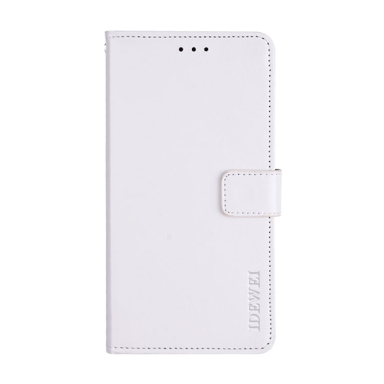 For Blackview R7 idewei Crazy Horse Texture Horizontal Flip Leather Case with Holder & Card Slots & Wallet(White) - More Brand by idewei | Online Shopping UK | buy2fix