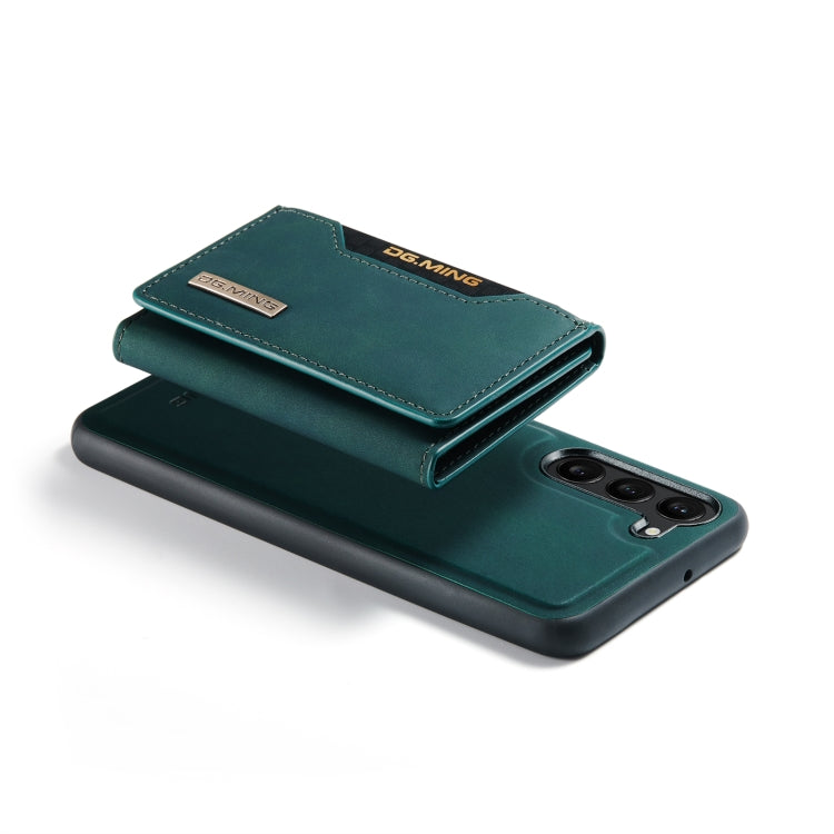 For Samsung Galaxy S23 5G DG.MING M2 Series 3-Fold Multi Card Bag + Phone Case(Green) - Galaxy S23 5G Cases by DG.MING | Online Shopping UK | buy2fix