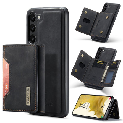 For Samsung Galaxy S23 5G DG.MING M2 Series 3-Fold Multi Card Bag + Phone Case(Black) - Galaxy S23 5G Cases by DG.MING | Online Shopping UK | buy2fix