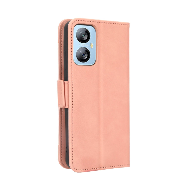 For Blackview A52 Skin Feel Calf Texture Card Slots Leather Phone Case(Pink) - More Brand by buy2fix | Online Shopping UK | buy2fix