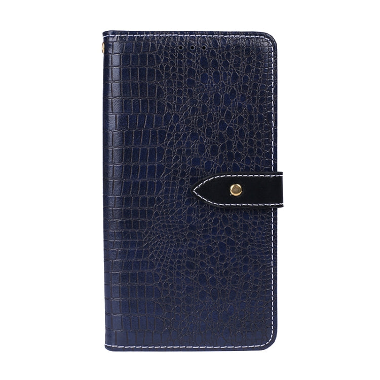 For Blackview A80 Pro idewei Crocodile Texture Horizontal Flip Leather Case with Holder & Card Slots & Wallet(Dark Blue) - More Brand by idewei | Online Shopping UK | buy2fix