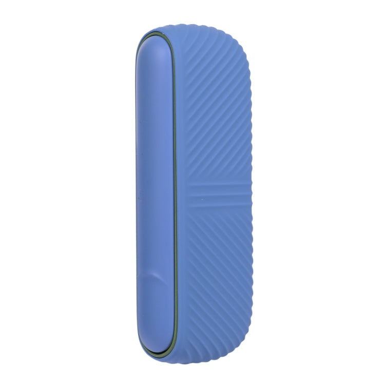 For IQOS ILUMA Silicone Electronic Cigarette Case Charging Compartment With Side Cover(Sky Blue) - E Cigarette Accessories by buy2fix | Online Shopping UK | buy2fix