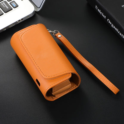 For IQOS 3.0 / 3 DUO Portable Electronic Cigarette Case Storage Bag with Hand Strap(Orange) - E Cigarette Accessories by buy2fix | Online Shopping UK | buy2fix