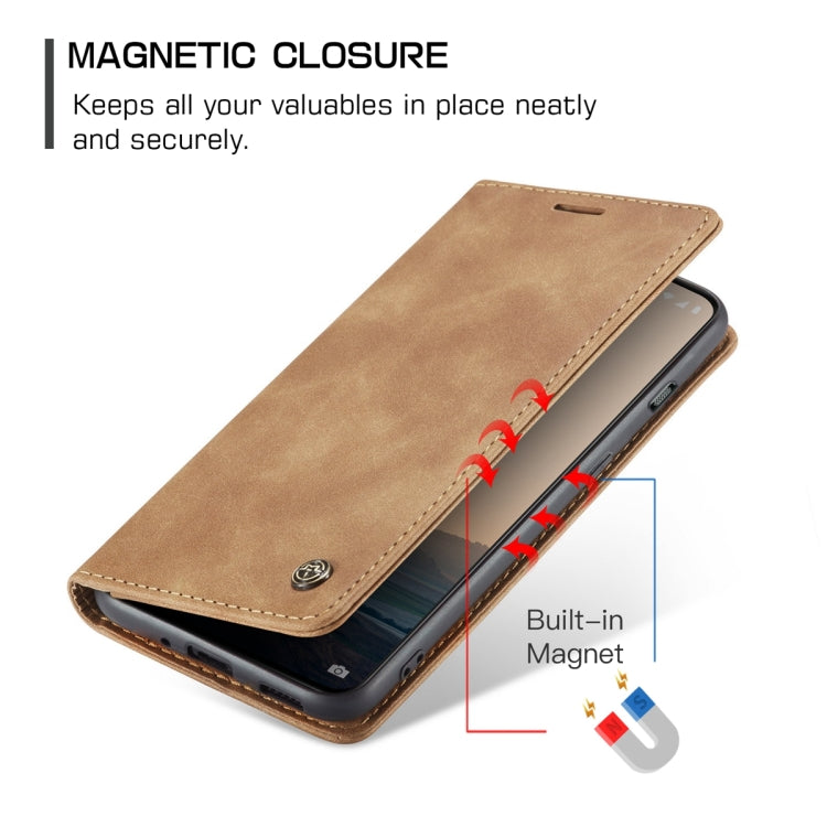 For OnePlus 11 CaseMe 013 Multifunctional Horizontal Flip Leather Phone Case(Brown) - OnePlus Cases by CaseMe | Online Shopping UK | buy2fix