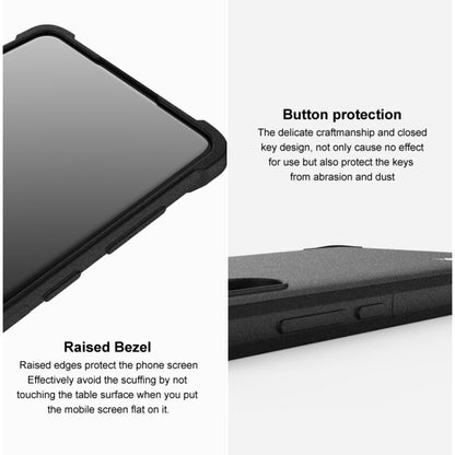 For Sony Xperia 10 V imak Shockproof Airbag TPU Phone Case(Matte Grey) - Sony Cases by imak | Online Shopping UK | buy2fix