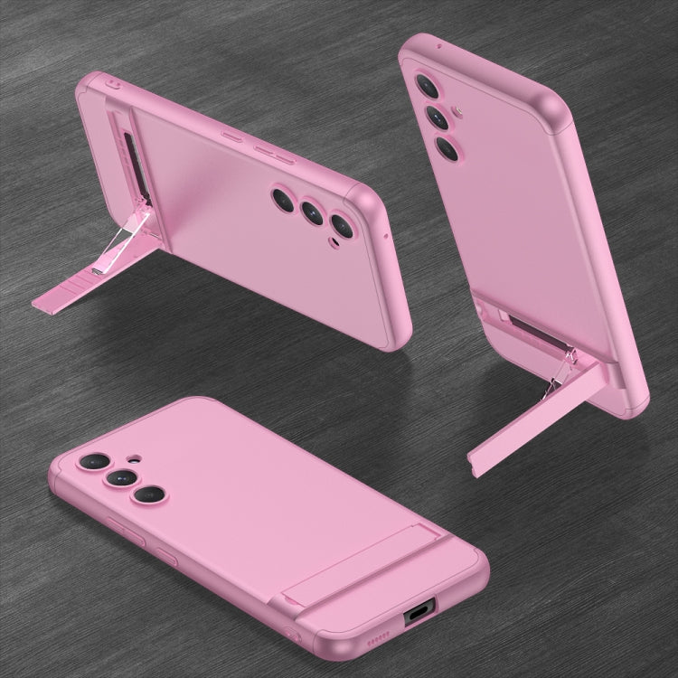 For Samsung Galaxy S23 FE 5G GKK Three Stage Splicing Full Coverage PC Phone Case(Rose Gold) - Galaxy S23 FE 5G Cases by GKK | Online Shopping UK | buy2fix