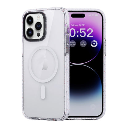 For iPhone 14 Pro Max Rock Crystal Armor Shockproof Magsafe Phone Case(Transparent) - iPhone 14 Pro Max Cases by ROCK | Online Shopping UK | buy2fix