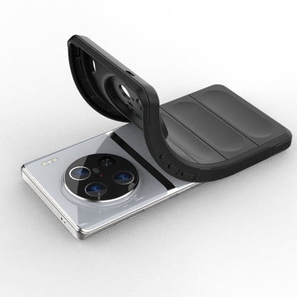 For vivo X90 Pro 5G Magic Shield TPU + Flannel Phone Case(Purple) - vivo Cases by buy2fix | Online Shopping UK | buy2fix