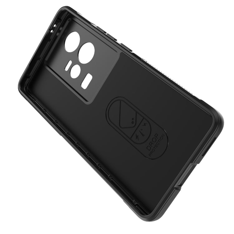 For vivo iQOO 11 5G Magic Shield TPU + Flannel Phone Case(White) - vivo Cases by buy2fix | Online Shopping UK | buy2fix