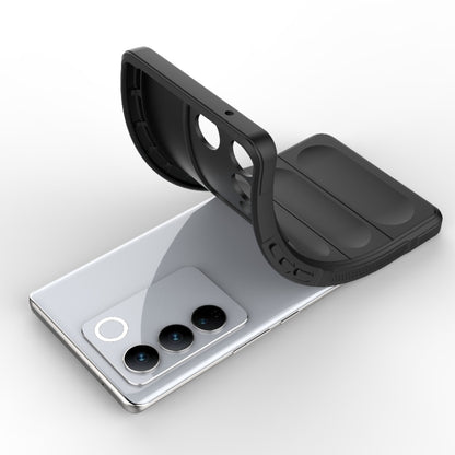 For vivo S16 Pro 5G Magic Shield TPU + Flannel Phone Case(Dark Green) - vivo Cases by buy2fix | Online Shopping UK | buy2fix