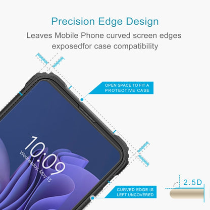 For Blackview BV5300 Pro 10pcs 0.26mm 9H 2.5D Tempered Glass Film - For Blackview by buy2fix | Online Shopping UK | buy2fix