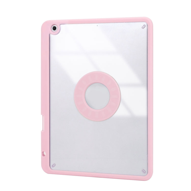 Z10B For iPad 10th Gen 10.9 2022 Pen Slot Bluetooth Keyboard Leather Tablet Case(Pink) - Universal by buy2fix | Online Shopping UK | buy2fix