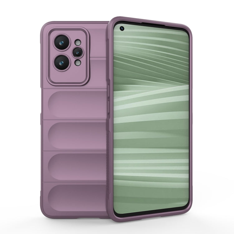 For Realme GT2 Pro Magic Shield TPU + Flannel Phone Case(Purple) - Realme Cases by buy2fix | Online Shopping UK | buy2fix