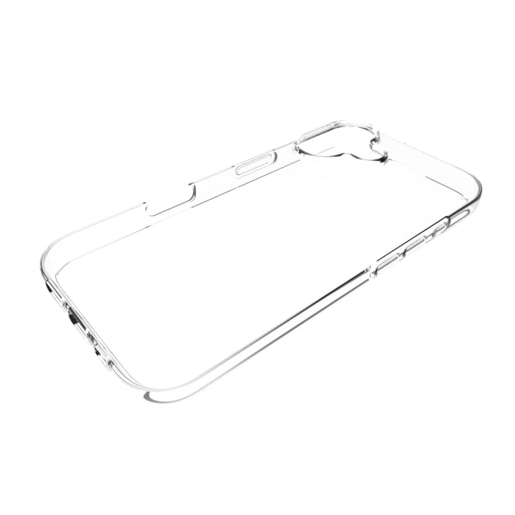 For iPhone 16 Waterproof Texture TPU Phone Case(Transparent) - iPhone 16 Cases by buy2fix | Online Shopping UK | buy2fix