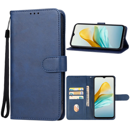 For ZTE Blade A53+ Leather Phone Case(Blue) - ZTE Cases by buy2fix | Online Shopping UK | buy2fix