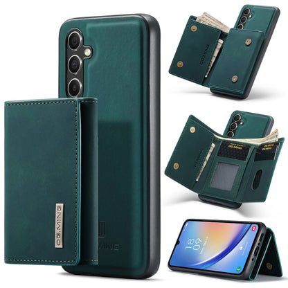 For Samsung Galaxy A34 5G DG.MING M1 Series 3-Fold Multi Card Wallet + Magnetic Phone Case(Green) - Galaxy Phone Cases by DG.MING | Online Shopping UK | buy2fix