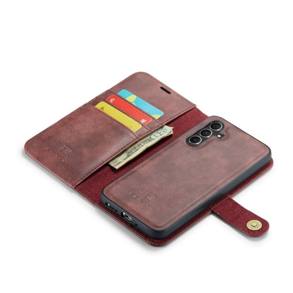 For Samsung Galaxy A54 5G DG.MING Crazy Horse Texture Detachable Magnetic Leather Case(Red) - Galaxy Phone Cases by DG.MING | Online Shopping UK | buy2fix