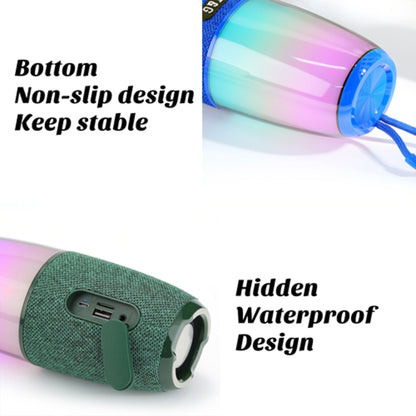 T&G TG644 5W High Power RGB Light Portable Bluetooth Speaker(Gery) - Waterproof Speaker by T&G | Online Shopping UK | buy2fix