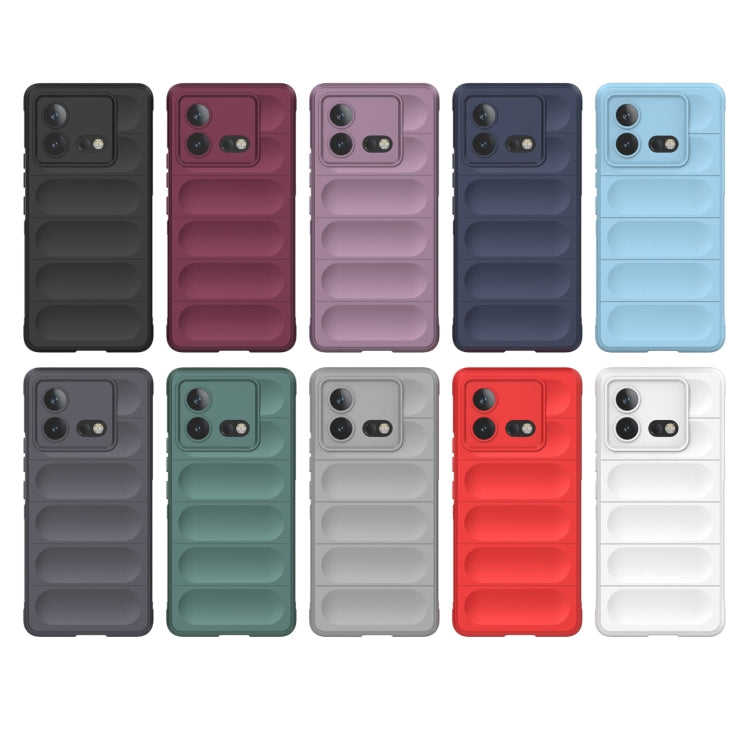 For vivo iQOO Neo8 Magic Shield TPU + Flannel Phone Case(Black) - vivo Cases by buy2fix | Online Shopping UK | buy2fix