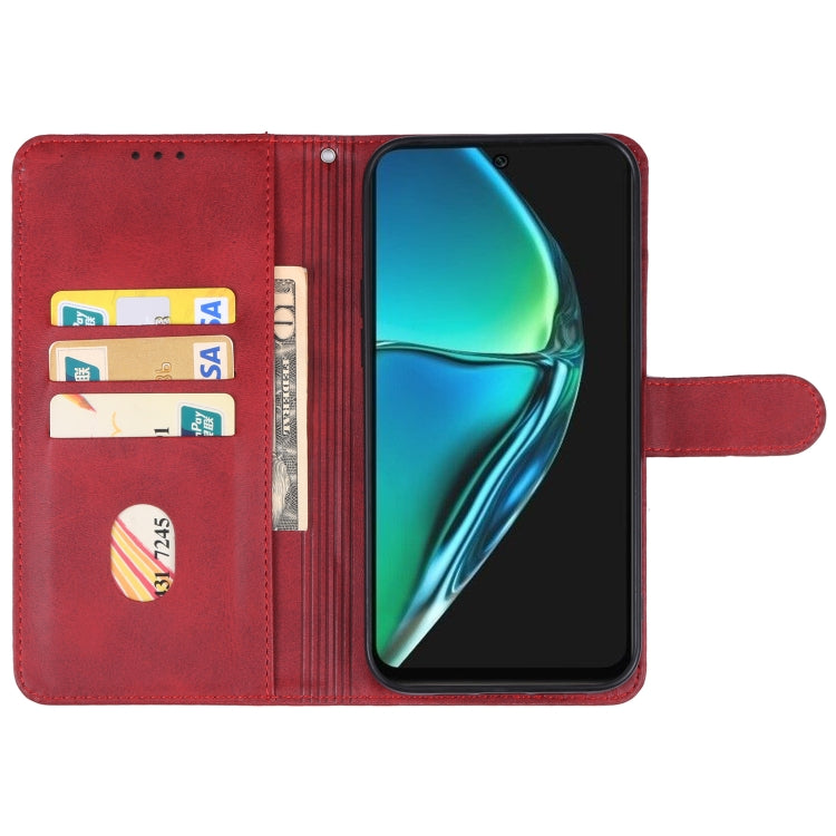 For Infinix Hot 40i Leather Phone Case(Red) - Infinix Cases by buy2fix | Online Shopping UK | buy2fix