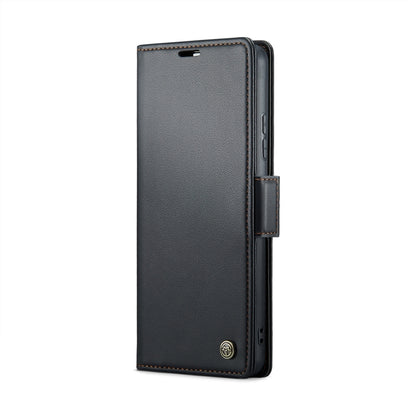 For Xiaomi 14 Pro CaseMe 023 Butterfly Buckle Litchi Texture RFID Anti-theft Leather Phone Case(Black) - 14 Pro Cases by CaseMe | Online Shopping UK | buy2fix