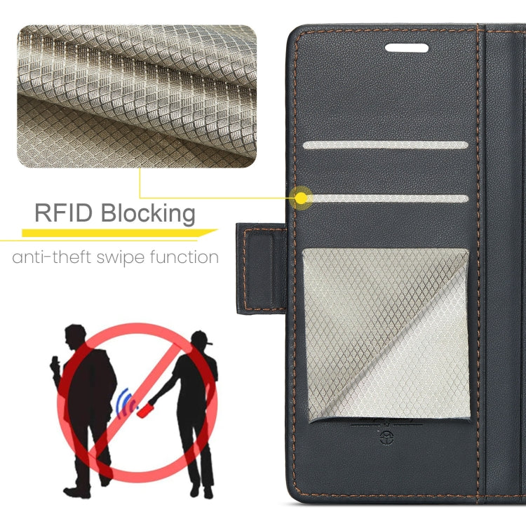 For Xiaomi 14 Pro CaseMe 023 Butterfly Buckle Litchi Texture RFID Anti-theft Leather Phone Case(Black) - 14 Pro Cases by CaseMe | Online Shopping UK | buy2fix