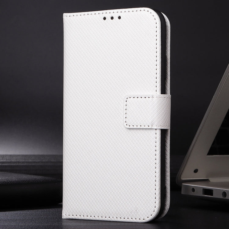 For Xiaomi Redmi K70 / K70 Pro Diamond Texture Leather Phone Case(White) - K70 Pro Cases by buy2fix | Online Shopping UK | buy2fix