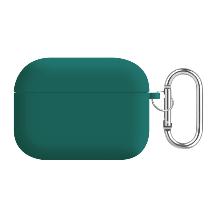 For AirPods Pro PC Lining Silicone Bluetooth Earphone Protective Case(Dark Green) - For AirPods Pro by buy2fix | Online Shopping UK | buy2fix