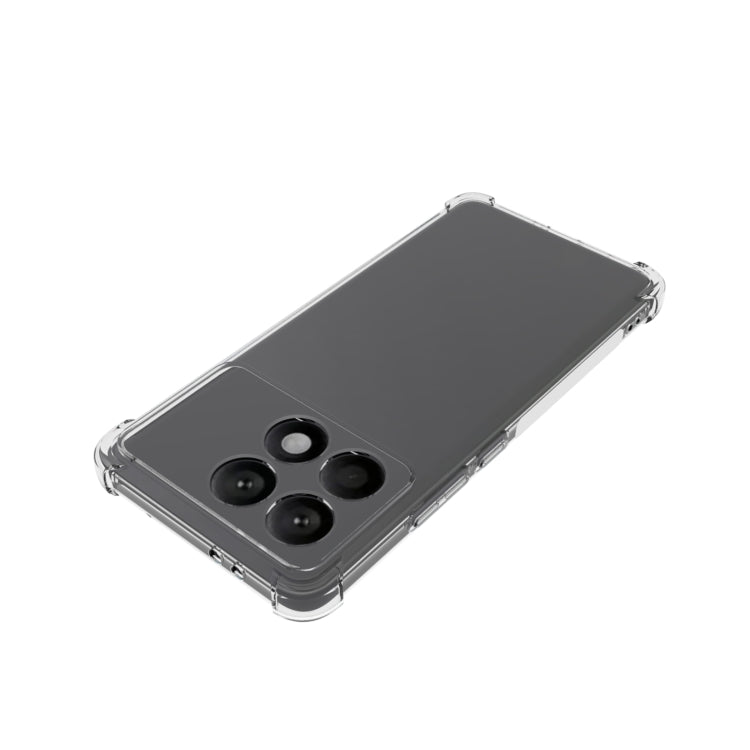 For Xiaomi Redmi K70 Pro Shockproof Non-slip Thickening TPU Phone Case(Transparent) - K70 Pro Cases by buy2fix | Online Shopping UK | buy2fix