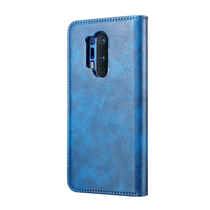 For OnePlus 8 Pro DG.MING Crazy Horse Texture Flip Detachable Magnetic Leather Case with Holder & Card Slots & Wallet (Blue) - OnePlus Cases by DG.MING | Online Shopping UK | buy2fix