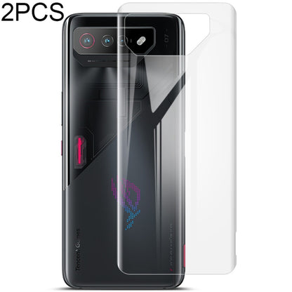 For Asus ROG Phone 7 2pcs imak Curved Hydrogel Film Pnone Back Protector - ASUS Tempered Glass by imak | Online Shopping UK | buy2fix