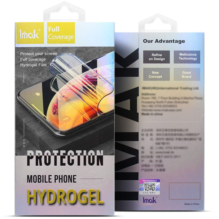 For Asus ROG Phone 7 2pcs imak Curved Hydrogel Film Pnone Back Protector - ASUS Tempered Glass by imak | Online Shopping UK | buy2fix