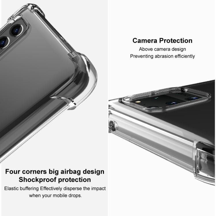 For Xiaomi 14 5G imak Shockproof Airbag TPU Phone Case(Transparent Black) - 14 Cases by imak | Online Shopping UK | buy2fix