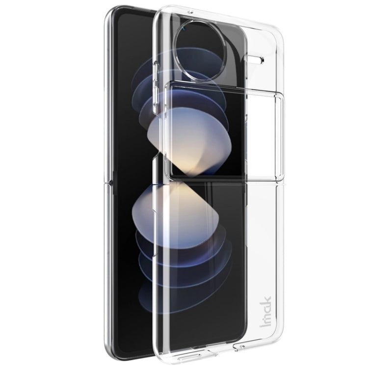 For vivo X Flip imak Wing II Pro Series Wear-resisting Crystal Phone Case(Transparent) - vivo Cases by imak | Online Shopping UK | buy2fix