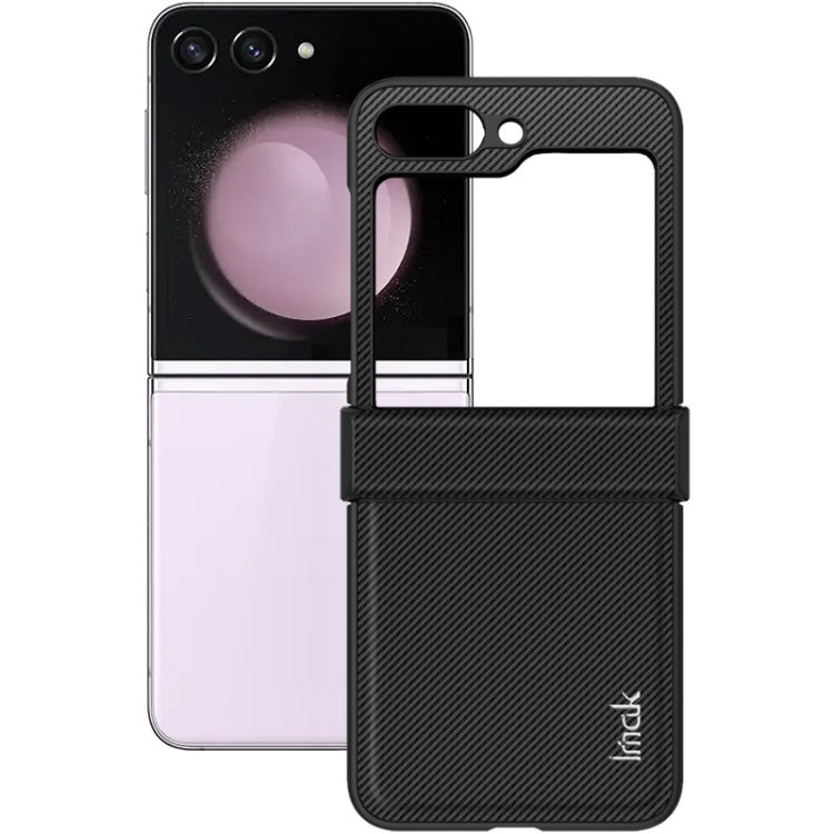For Samsung Galaxy Z Flip5 5G imak Ruiyi Series Carbon Fiber PU + PC Phone Case - Galaxy Phone Cases by imak | Online Shopping UK | buy2fix