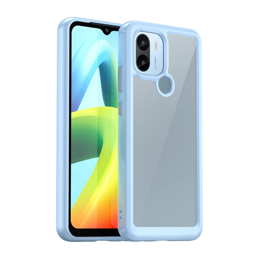 For Xiaomi Poco C50 Colorful Series Acrylic Hybrid TPU Phone Case(Blue) - Xiaomi Cases by buy2fix | Online Shopping UK | buy2fix