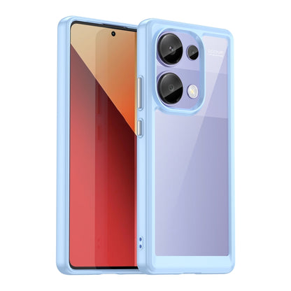 For Redmi Note 13 Pro 4G Global Colorful Series Acrylic Hybrid TPU Phone Case(Blue) - Note 13 Pro Cases by buy2fix | Online Shopping UK | buy2fix