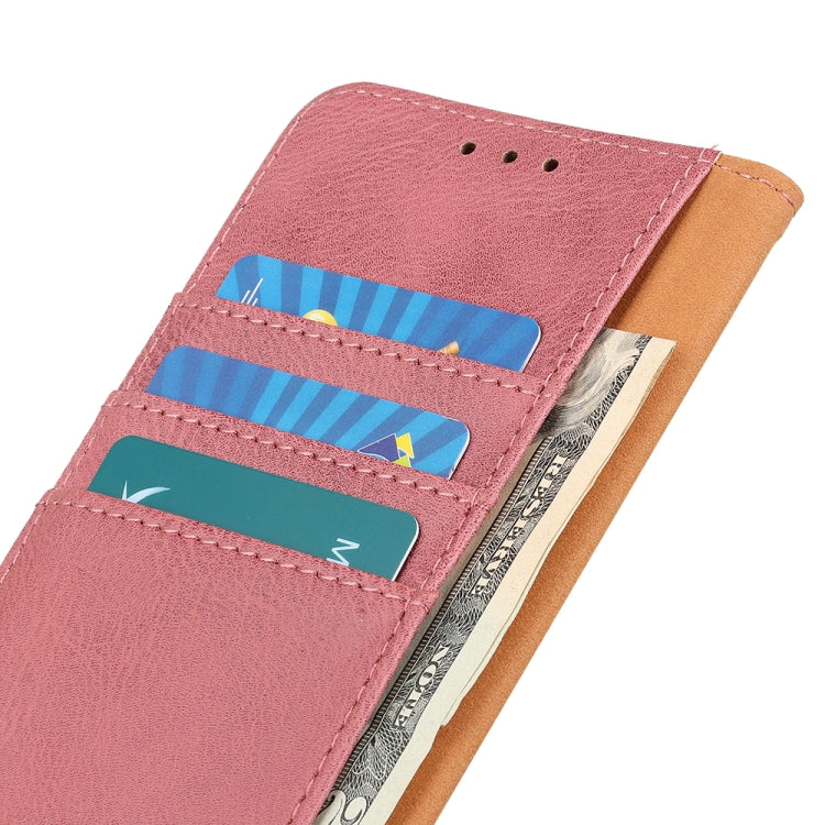 For Xiaomi Redmi Note 13 Pro+ KHAZNEH Cowhide Texture Flip Leather Phone Case(Pink) - Note 13 Pro+ Cases by buy2fix | Online Shopping UK | buy2fix