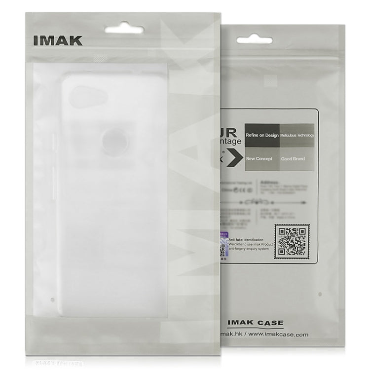 For Google Pixel 8 Pro IMAK UX-5 Series Transparent Shockproof TPU Protective Phone Case(Transparent  Black) - Google Cases by imak | Online Shopping UK | buy2fix